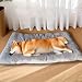 Jyswx Hundebett Extra Groß – Waschbare Beruhigende Hundematratze mit Rutschfester Unterseite, Weiches Bequemes Hundekissen für Große Hunde, Dunkelgrau, 90×45×5 cm