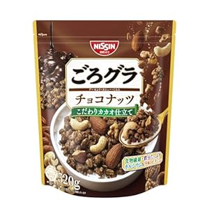 日清シスコ ごろグラ チョコナッツ 320g×6袋 2,212円（368.7円/袋）（2,089円、348.2円/袋）送料無料！