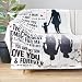 Gifts for Son from Mom Fathers Day Birthday Gifts to My Son Blanket Boys Christmas Valentines Day Gifts for Him Love Son Letters Printed Soft Throw for Bed Couch 60" x 50"
