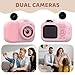 Kids Camera Instant Print,1080P Kids Instant Digital Cameras That Print Photos,Children Christmas Birthday Gifts for Girls Age 3-12,Portable Toy for 4 5 6 7 8 9 10 11 12 Year Old Girls Boys (Pink)