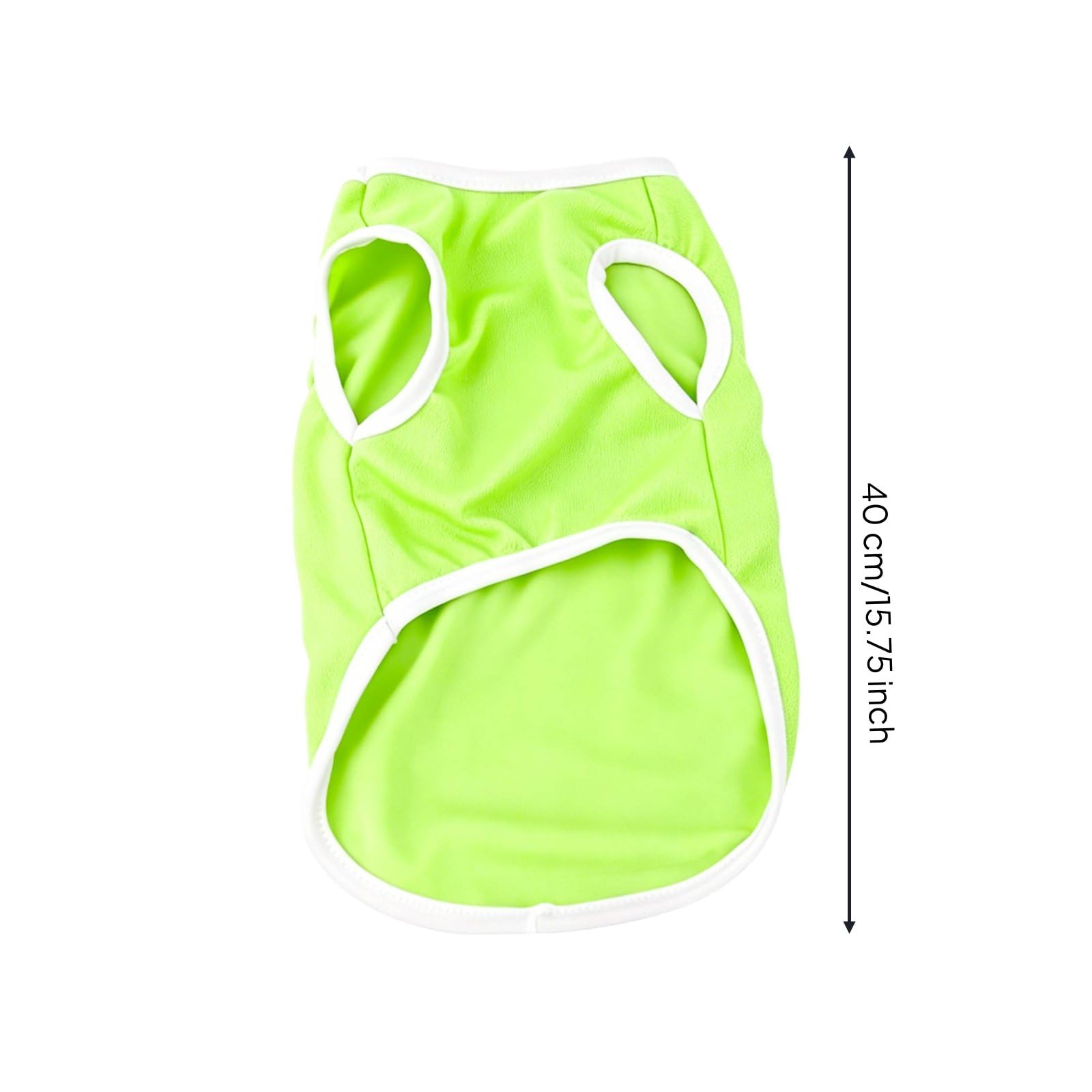 Baoblaze Gilet Industriale Canino Maglietta Cane Canotta Cani Pettorina Leggera in Tessuto a Rete Che Favorisce Ventilazione E Riduce Sporco da Esterno Adatto, Array, Verde Fluorescente, XL