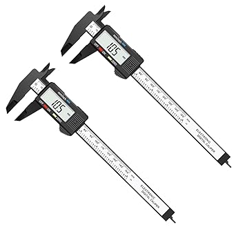 ZUKVYE 2 Pack Digital Caliper, 2-Pack 0-6