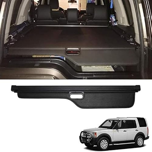 michengxxx Retractable Rear Trunk Cargo Cover for Land Rover Discovery 3 LR3 2004-2009, Luggage Privacy Panel & Parcel Shelf Security Cover