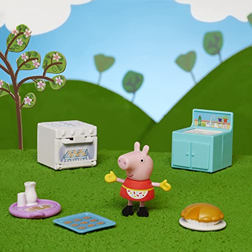 Boneca Peppa Pig Peppa Adora Cozinhar, Figura e Acessórios para Crianças a Partir de 3 Anos - F4393