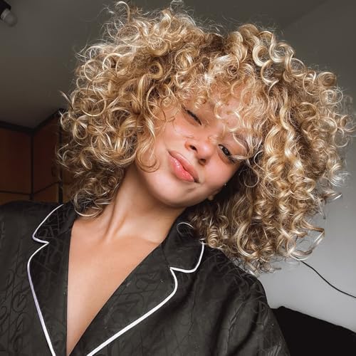 GoGo Curl Crochet hair 8 Packs Curly Crochet Hair for Women 10Inch 27/613