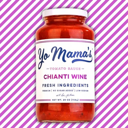image for Yo Mama’s Foods Yo Mama's Foods Keto Chianti Wine Pasta Sauce - Pack