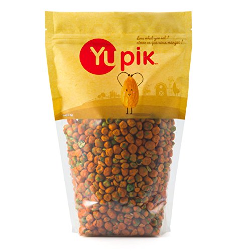 Yupik Green Peas, Sriracha Coated, 2.2 Lb, Crunchy Snack #TOP30