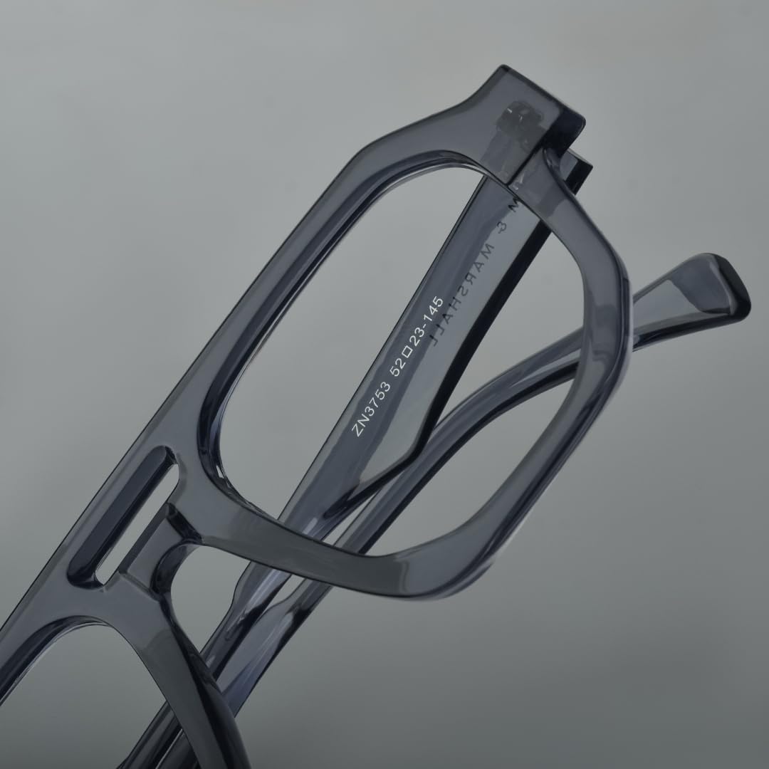 SAM AND MARSHALL LEXEN Eyeglasses Light Weight Frames I Square Shape I Polycarbonate Frames I Prescription Friendly I Men & Women - Image 4 thumbnail