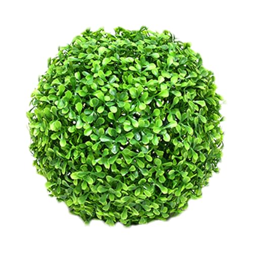 Bollisate Palla topiaria artificiale, non sbiadisce, protezione UV, non necessita di irrigazione o fertilizzazione, adatta per cortile, balcone, giardino, decorazione per matrimoni e casa