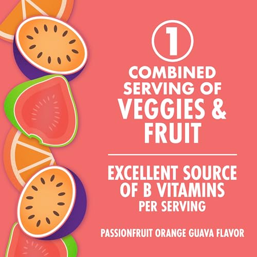 Image of V8 +Energy Passionfruit Orange Guava Juice Energy Drink, 8 fl oz Can (6 Pack)