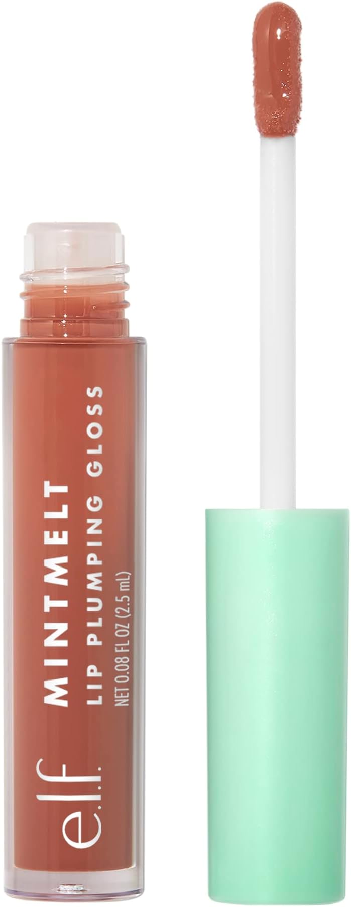 Mint Melt Lip Gloss, High-shine, Hydrating Lip Gloss, Plumps Lips & Creates Subtle, Buildable Color, Vegan & Cruelty-Free, Mint Chocolate