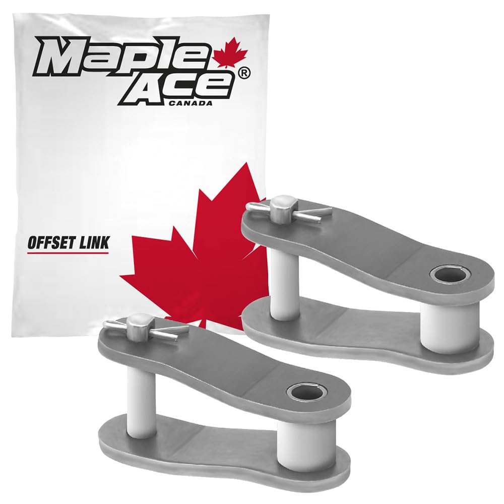 MAPLE ACE CA557 Offset Half Link for Agricultural Roller Chain (Qty 2)
