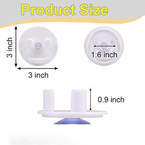 Miniatura 2 de Paquete de 2 soportes de esponja, soporte de esponja de cara sonriente para cocina, baño, fregadero, instalación de ventosa, organizador de esponja