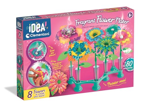 Kit de bricolage Clementoni IDEA pour créer des fleurs parfumées et leur vase
