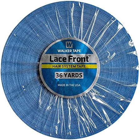 Walker Tape Wig Tape Lace Front Support Wig Tape Double Sided Waterproof Super Hold Adhesive for Wig Hair Extension Hair Pieces Lace Wigs Men's Toupee Beards Made in The USA Safe and Easy to Use