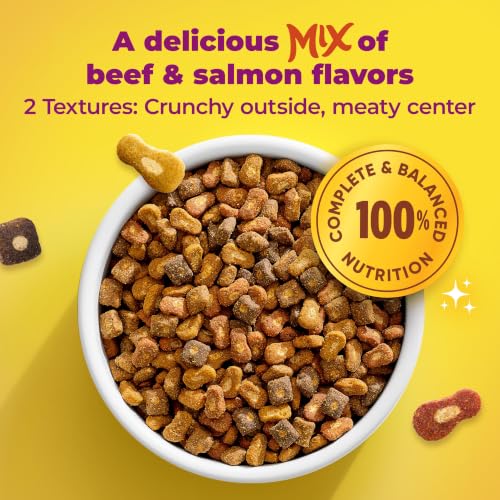 Image of Meow Mix Tender Centers, Dry Cat Food, Beef & Salmon Flavors, 14.2 lb. Bag