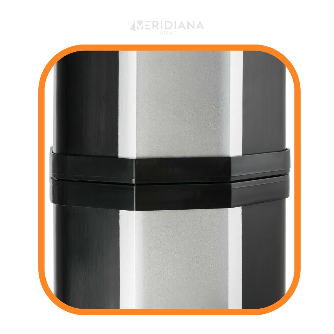 Meridiana Doccia Esterna Solare da Giardino 40L Acqua Fredda e Calda | Con Rubinetto Miscelatore e Soffione per Esterno Piscina, Doccia Solare Giardino, Doccia Solare da Esterno