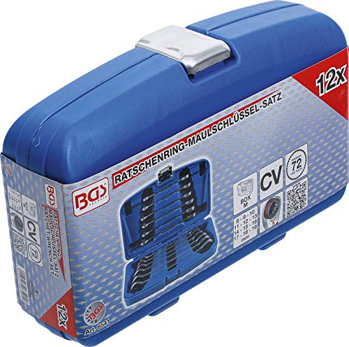 Jeu de clés mixtes pour desserrer les écrous difficiles avec le kit BGS 6541
