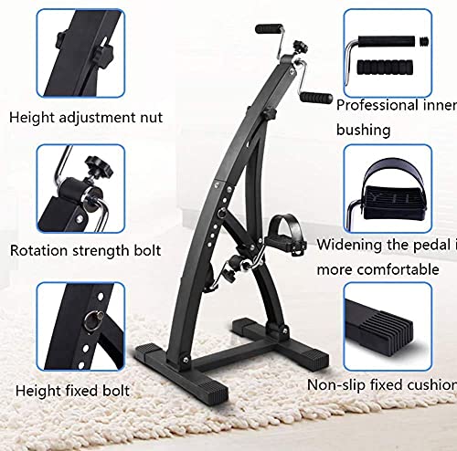 Exerciseur à pédale pliable pour personnes âgées avec moniteur LCD