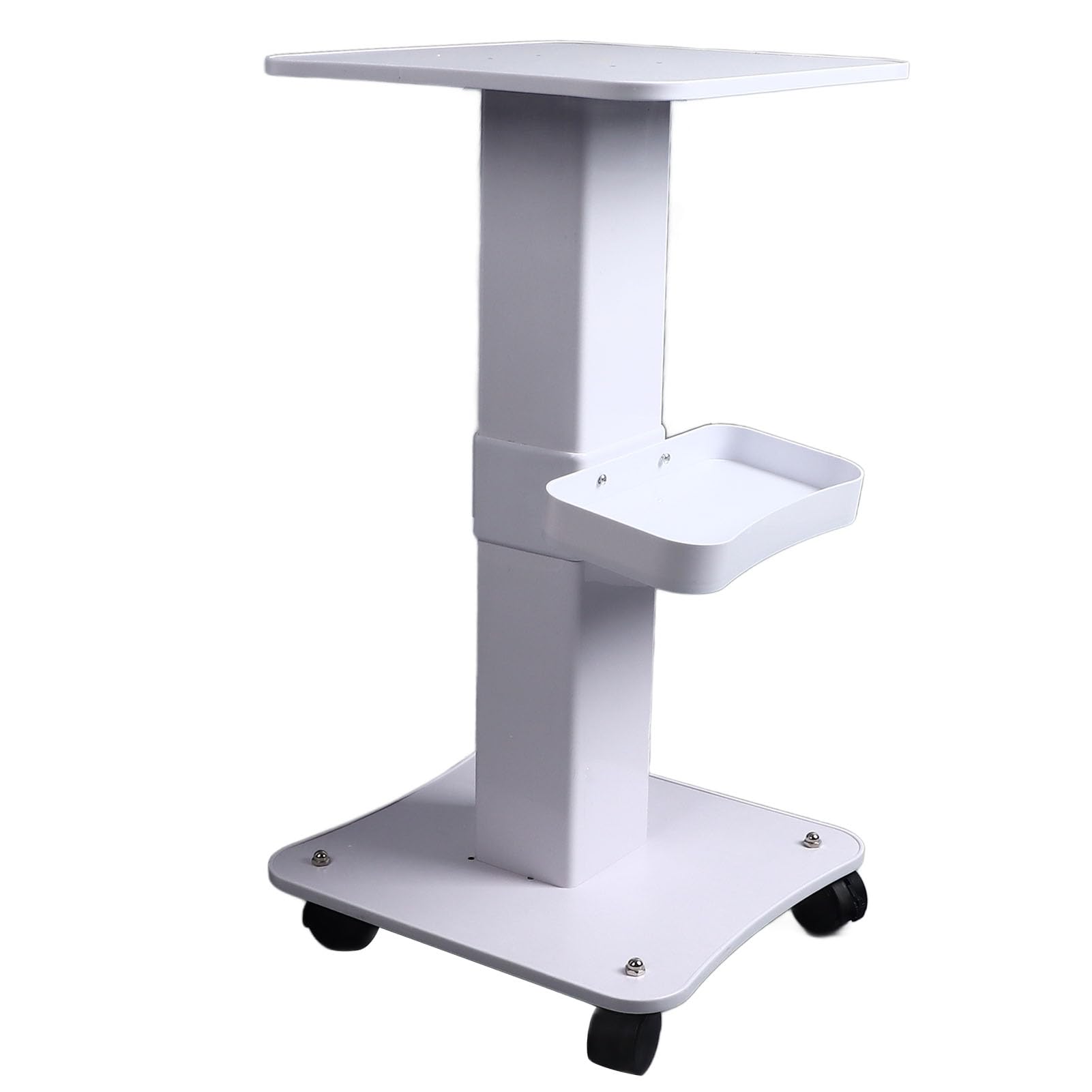 Dpofirs Laborwagen, Schönheitswagen mit Rädern, Rollender Laborwagen, Mobiler Wagen, Rollender Klinikwagen mit Tablett, 220 Lbs Tragfähigkeit, für Labor, Klinik, Schönheit und Salon