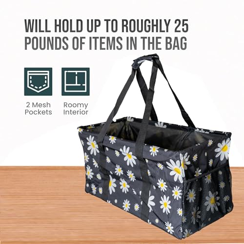 Image of Extra Large Utility Tote Bag - Oversized Collapsible Pool Beach Canvas Basket