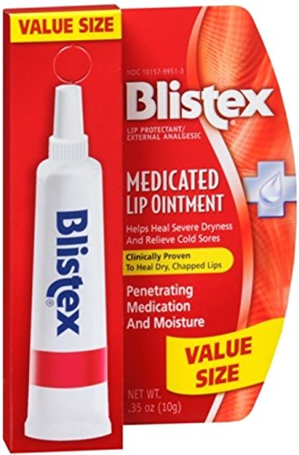 Blistex Lip Medicated Ointment, 0.35 oz (Bundle of 2)
