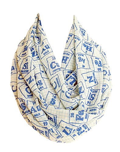 Etwoa Chemistry Elements Infinity Scarf Circle Loop Tube Scarf