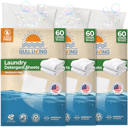 Gull Living Travel Laundry Detergent Sheets (3-Pack)