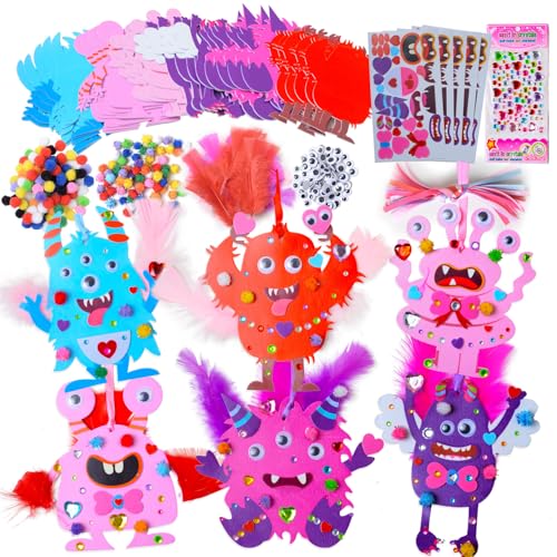 YIYEE 24 Sets Valentines Day Crafts for Kids, DIY...