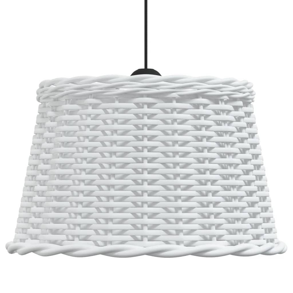 Ręcznie wykonany abażur sufitowy z naturalnej wikliny, Ø 45 x 28 cm, z lakierowaną żelazną oprawką do lamp wiszących, idealny do salonu, sypialni, jadalni, kuchni