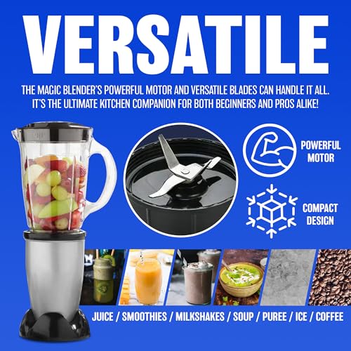 17Pc Multi Blender - Food Processor. Juicer | Smoothie Maker, Kitchen Mixer | Fruit Juice Vegetables | Blend & Chop, Ideal For making Smoothies, Milkshakes, Protien Shakes | Multi Purpose - Image 7