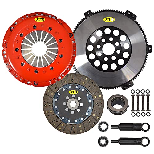 XTD STAGE 2 PRO CLUTCH & LIGHTEN CHROME MOLLY FLYWHEEL KIT compatible with BMW 323 325 328 525 528 i is Z3 M3 E34 E36 E39
