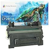 Printing Pleasure Toner Compatibile CF281A 81A Cartuccia Laser per HP LaserJet Enterprise MFP M630dn M630f M630h M630z M604dn M604n M605dn M605n M605x M606dn M606x - Nero, Alta Resa (10.500 Pagine)