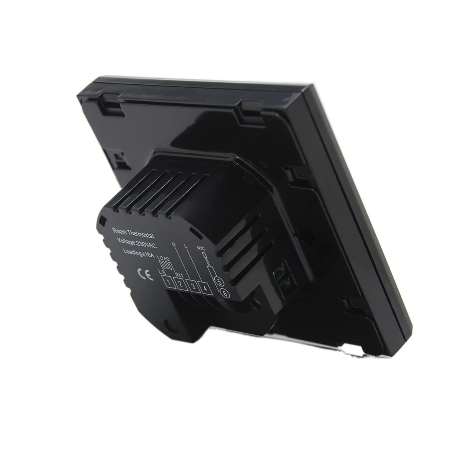 Termometro da interno igrometro digitale TGT70-EP/WP Termostato WiFi intelligente for termostato del regolatore di temperatura del riscaldamento del pavimento Con display LCD(Electric 16A,WIFI)