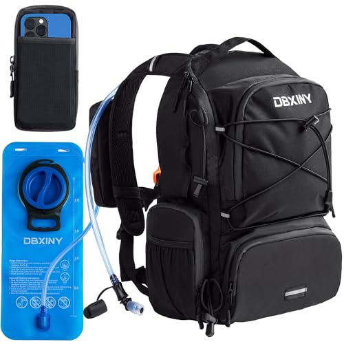 DBXINY Mochila de hidratación, mochila de senderismo con bolsa de agua, mochila de agua para senderismo, correr, ciclismo, festival, bolsa ligera para hombres y mujeres