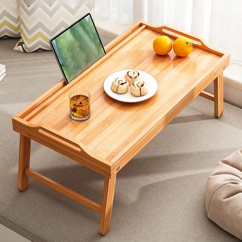 Onxyrbyte Pieghevole Tavolo Tatami Giapponese,Tavolino Giapponese Basso Pieghevole in Bamboo,Tavolino da tè Cinese in Bamboo,per Meditazione,Seduta a Pavimento,Cibo e pratiche spirituali