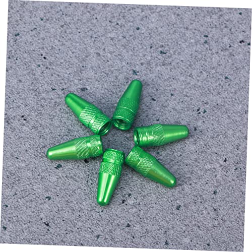 BESPORTBLE 6 Pcs Tapas de Válvula para Bicicleta de Aleación de Aluminio para Válvulas Francesas para Bicicletas de Carretera y Montaña, Resistente al Óxido, A Prueba de Polvo, Fácil Instalación y Brillante miniatura 5