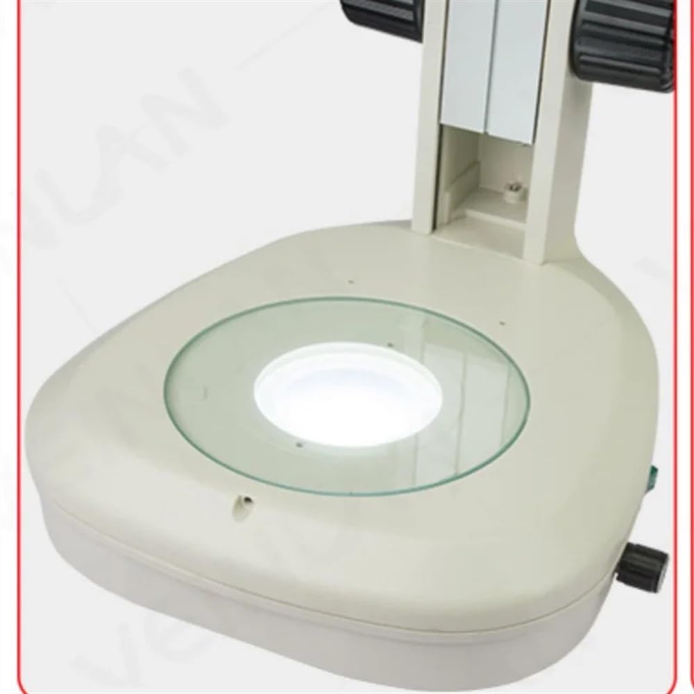 Kit de accesorios para microscopio Placa de vidrio for microscopio estéreo, 107mm/125mm, for escenario de trabajo, tablero de vidrio transparente, 1 Uds. portaobjetos de microscopio (Size : 107mm)