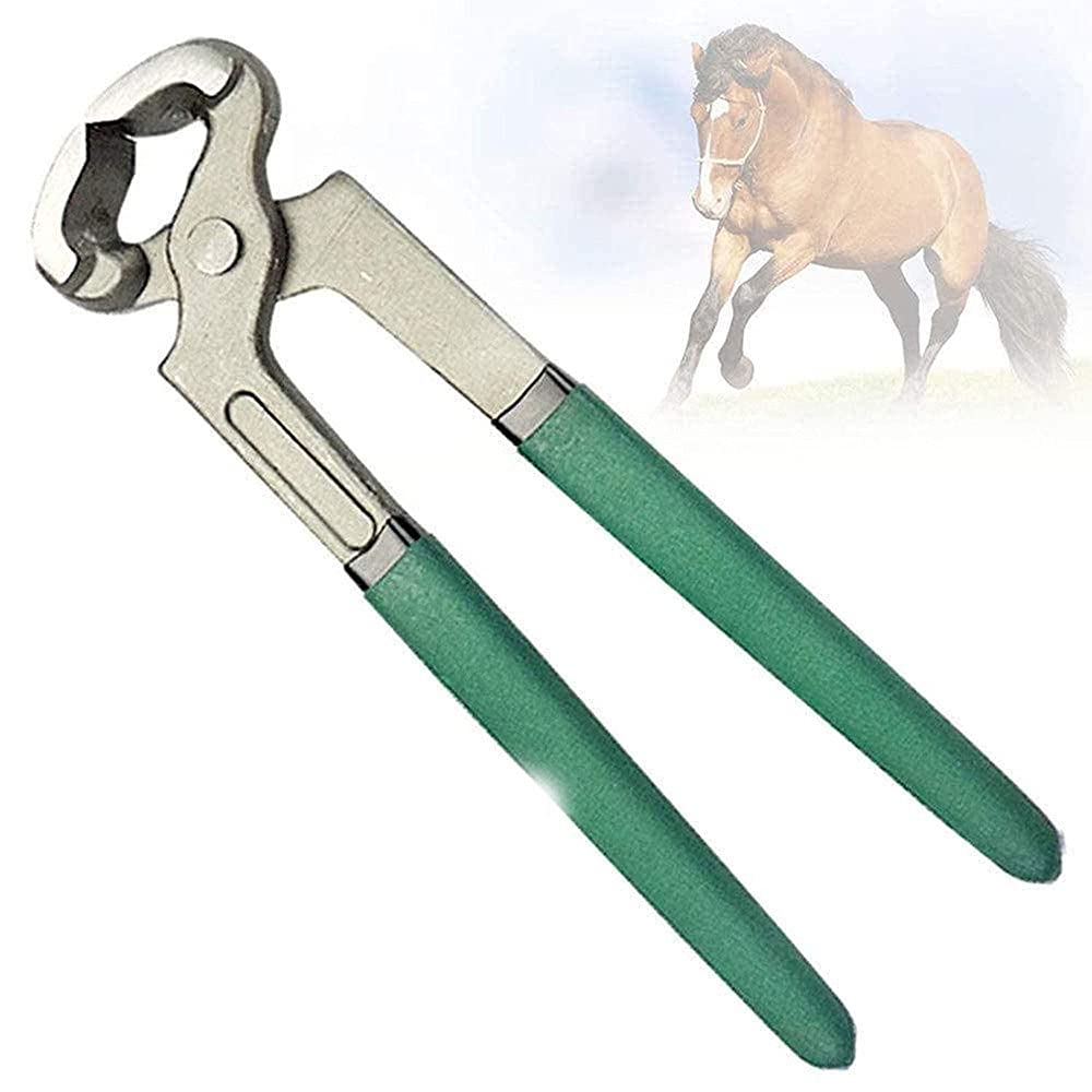 End Cutting Pliers, Multipurpose Hoof Trimmer Horse Hoof Farriers Nipper,for Goats Sheep Pig Cattle Horses Cow Hoof Cutters Portable