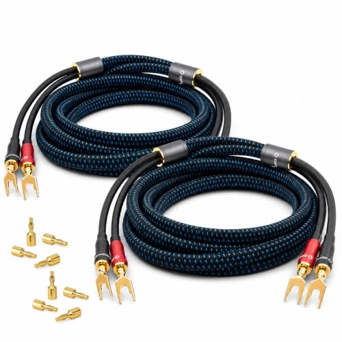 Cable para altavoces Oehlbach con conectores banana intercambiables y cobre OFC de 300W