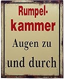 Technische Daten: Aus Metall, Größe 20 x 25 cm, mit zwei rückseitigen Haken zur Anbringung an Wand oder Tür. Inkl. Draht.