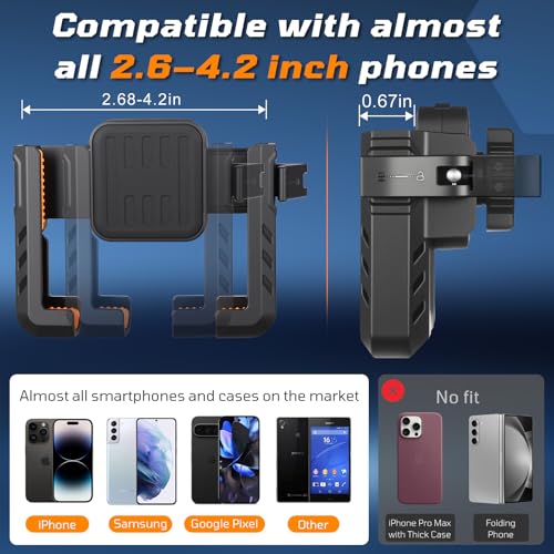 Support de téléphone pour chariot de golf rotatif 360 de haute précision