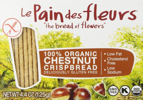 Le Pain des Fleurs Crispbread, Chestnut, 4.4 Ounce