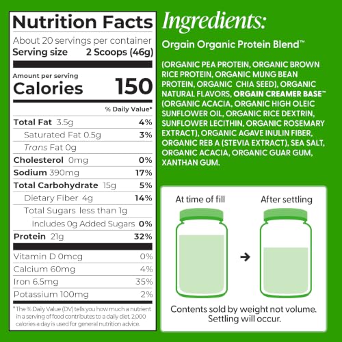 Orgain Organic Vegan Protein Powder