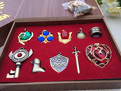 The Legend of Zelda Triforce Hylian Shield & Master Sword Keychain/necklace/ornament Collection - Image 7
