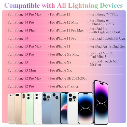 Cable Lightning ultra duradero anticaídas para iPhone 14 que evita enredos de cables 2
