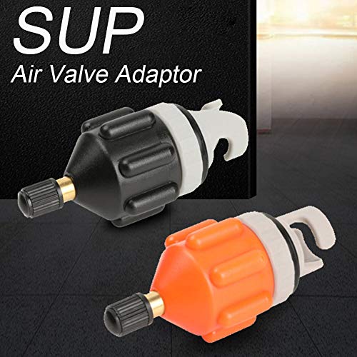 GEZICHTA 2pcs/Set Nylon Air Valves Adaptor Wear-Resistant Rowing Boat Air Valves Adaptor, SUP Board Inflatable Pump Air Valves Adaptor.