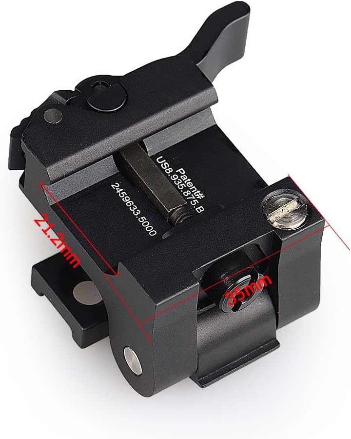 FTC 2.26/2.91 G33 G43 G45 3X/5X 6X Magnifier Flip-to-Side Mount Kit Tactical Optics Base Adapter QD Quick Release/Detach with Heighten Spacer Combo