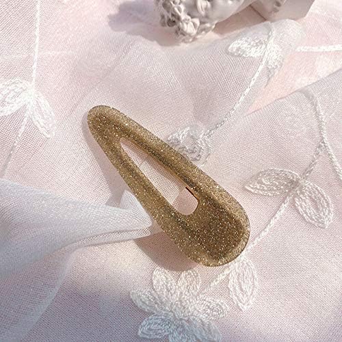 MOPOLIS Fashion Pearl PomPom Snap Barrette Clip Hairpin Women Wedding Hair Accessories | Styles - #9 Style 2 Gold