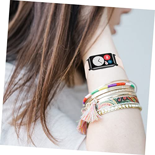 NUOBESTY Watchband Decorative Replacement Strap for Watch Fit Stylish for Sports and Daily Wear Lightweight Material Unisex Design4